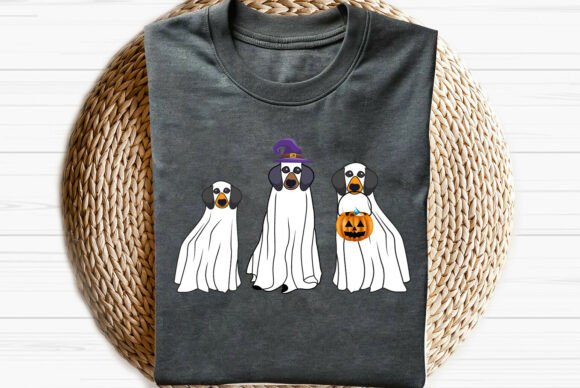 Boo Ghost Dachshund Halloween Dog Svg