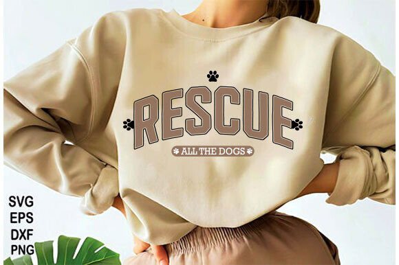 Dog SVG Rescue Mom, Dog Lover PNG