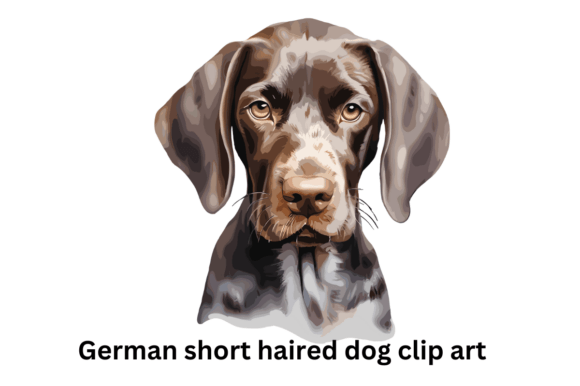 German Short Haired Dog Svg