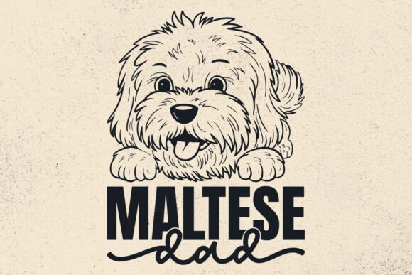 Maltese Dad Svg, Dog Svg: A Designer's Take