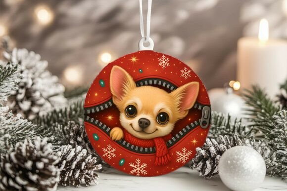 Xmas Zipper Bulldog Ornament Design Review